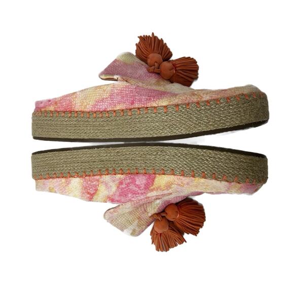NEW Gentle Souls by Kenneth Cole Rory Espadrille Mules Womens 7.5 Tropical Multi - Picture 3 of 11